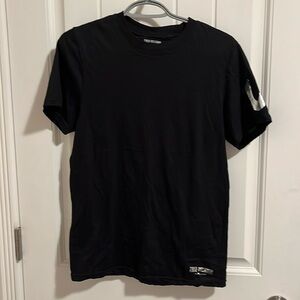 True Religion Black and Silver Tee-Shirt